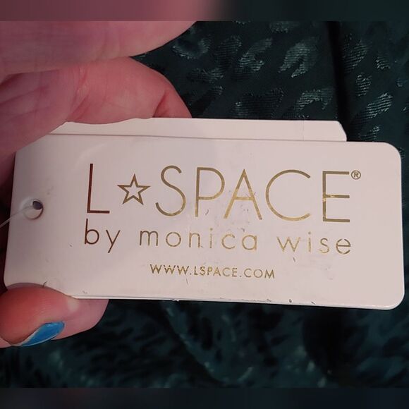 L*Space Green 100% Viscose Bennytt Blazer Sz 2 NEW Ultramarine - Picture 10 of 14